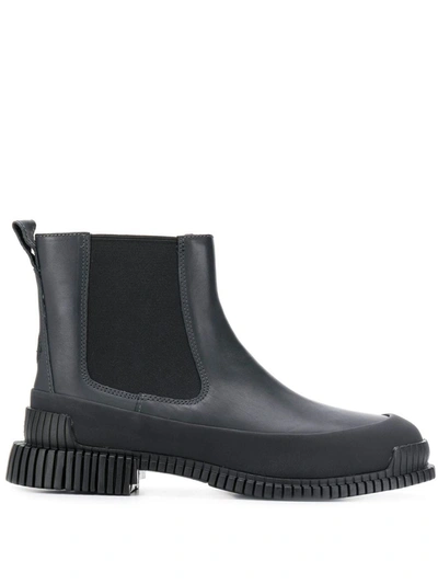 Camper Ankle Length Boots In Schwarz