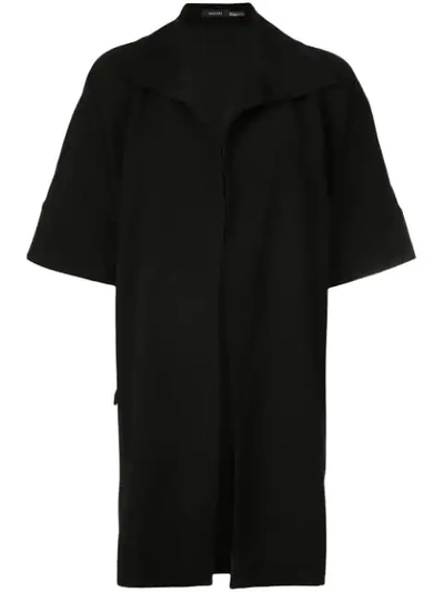 Natori Oversized Coat In Black