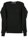 Alexander Wang Cardigan Sweatshirt In Black