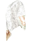 Burberry Quilted Oversized Scarf In A4151 Multicolor