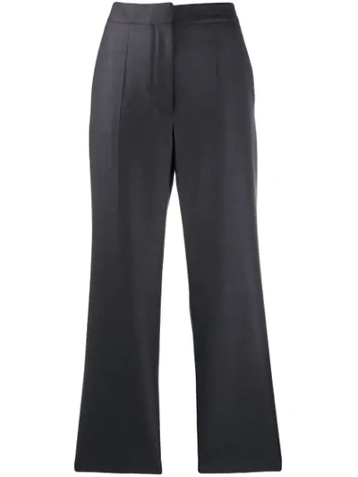 Stella Mccartney Cropped Tailored Trousers In Grey