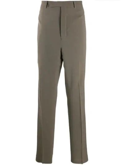 Rick Owens High-rise Trousers In Grey