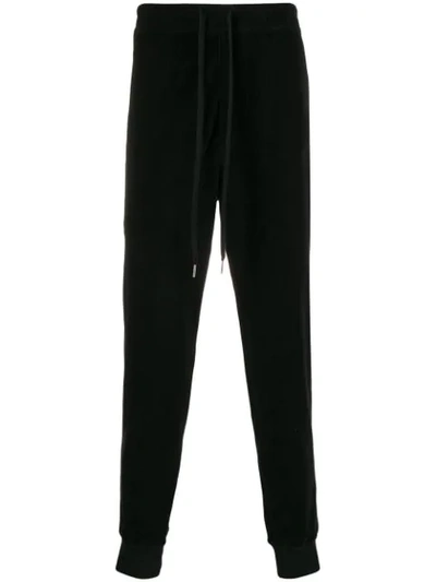 Tom Ford Mid-rise Track Pants In Black