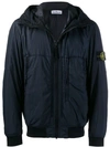 Stone Island Crinkle Reps Ny Jacket In Blue