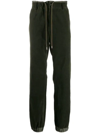 Sacai Klassische Cordhose In Green