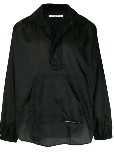 Givenchy Lightweight Pullover Jacket In Black