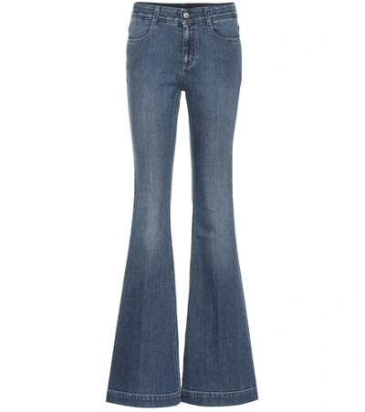 Stella Mccartney High-rise Bootcut Jeans In Blue