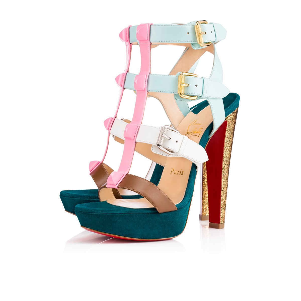 Christian Louboutin Rocknbuckle 140mm Version Dolly Patent Leather |  ModeSens
