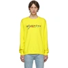 Givenchy Signature Logo-embroidered Sweatshirt In Yellow