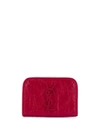 Saint Laurent Niki Card Case In Red