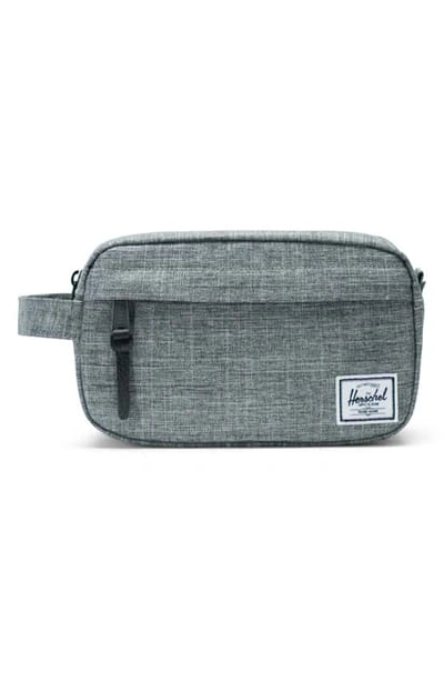 Herschel Supply Co Chapter Carry-on Dopp Kit In Raven Crosshatch