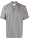 Moschino Besticktes Poloshirt In Grey