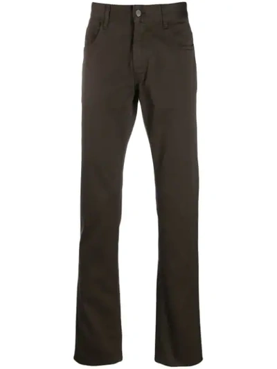 Prada Tapered-hose In Brown