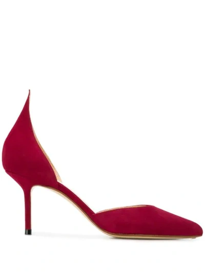 Francesco Russo Pointed Stiletto Pump In Red