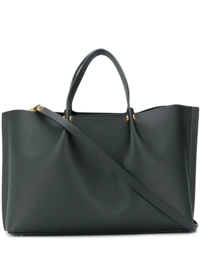 Valentino Garavani Garavani V Logo Escape Shopper In Black