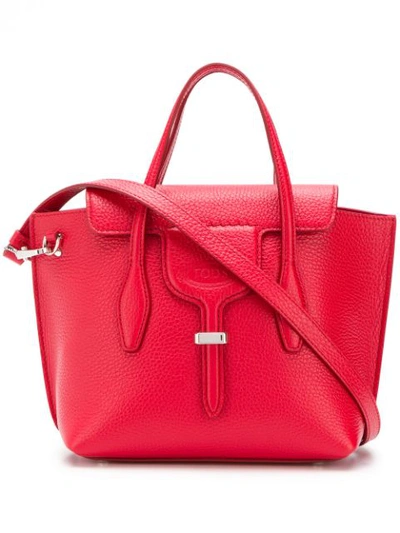 Tod's Joy Mini Tote Bag In Red
