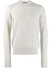 Tom Ford Knitted Jumper In Grey
