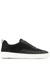 Filling Pieces Mondo Ripple Sneakers In Black Leather