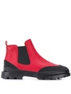 Camper Brutus Boots In Red