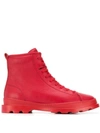 Camper Brutus Boots In Red