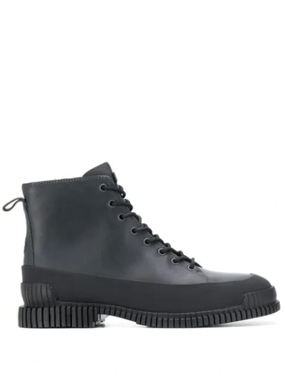 Camper Pix Leather Boot In Blue