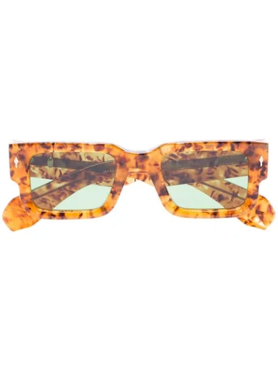 Jacques Marie Mage Ascari Square Tortoiseshell In Brown Multicoloured