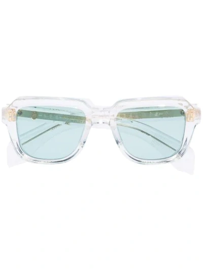 Jacques Marie Mage Taos Square Sunglasses In Transparent