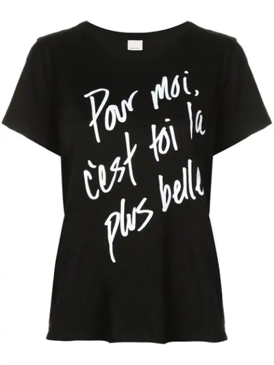 Cinq À Sept Pour Moi T-shirt In Black