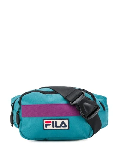 Fila Logo Belt Bag In Blue