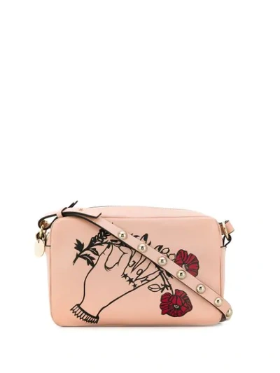 Red Valentino X Poppy‘s Papercuts Heart's Tale #3 Joy Crossbody Bag In Td0 Light Nude