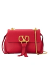 Valentino Garavani Vring Crossbody Chain Bag In Red