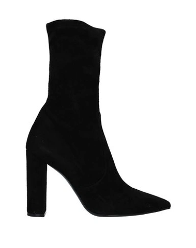 High By Claire Campbell Ankle Boots In Black