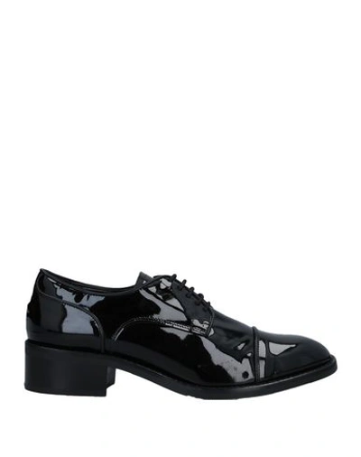 High By Claire Campbell Lace-up Shoes In Black