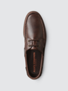 Allen Edmonds Force 10 Boat Shoe In Chocolate