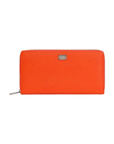 Dolce & Gabbana Wallet In Orange