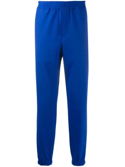Kenzo Straight-leg Track Trousers In Blue