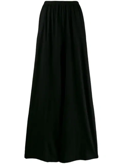 The Row Palazzo Trousers In Black