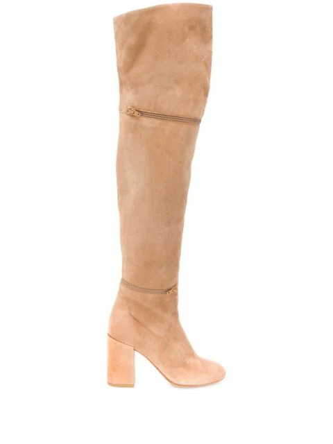 maison margiela over the knee boots