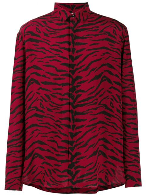 saint laurent tiger shirt