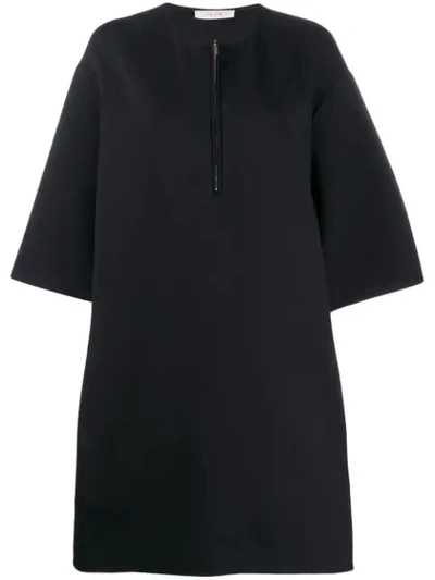 The Row Oversized T-shirt Dress In Black