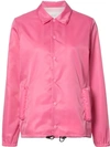 Julien David Coach Jacket In Red