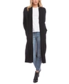 Karen Kane Duster Cardigan In Black