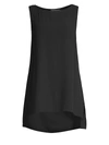 Eileen Fisher System Bateau Neck Top In Black