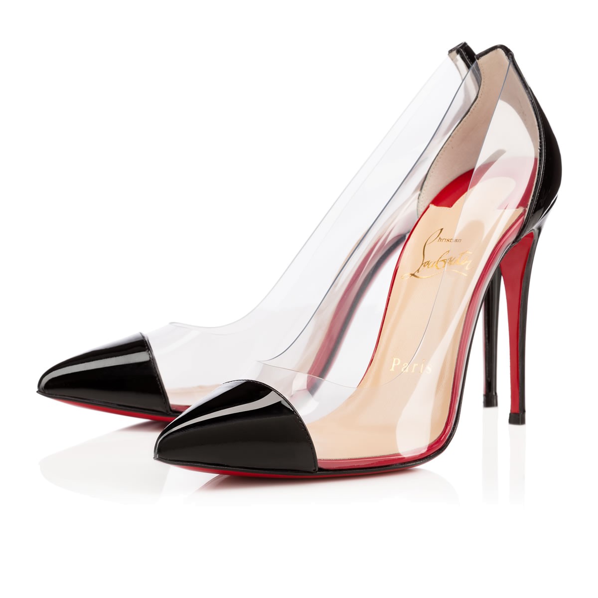 clear louboutins
