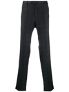 Pt01 Checked Tailored Trousers In 0260 Grey