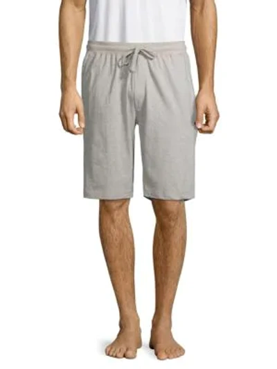 Unsimply Stitched Drawstring Cotton Shorts In Light Heat
