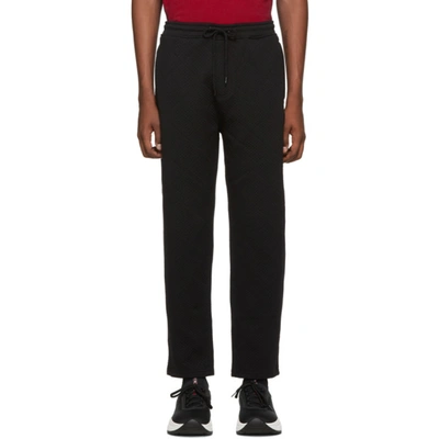 Kenzo Textured Jogging Trousers In 99 Black