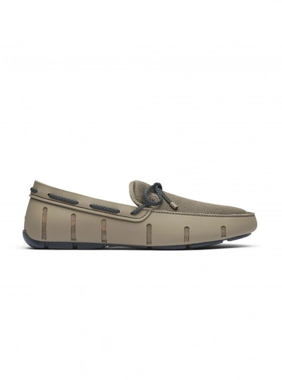 Robert Graham Braided Lace Loafer In Taupe