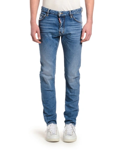 Dsquared2 Men's Cool Guy Clean Slim-fit Jeans In Blue