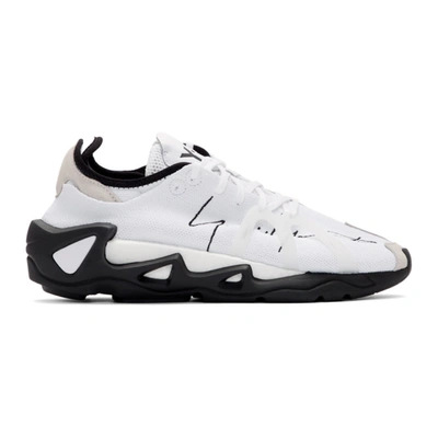 Y-3 Men's Kaiwa Signature Sneakers In White